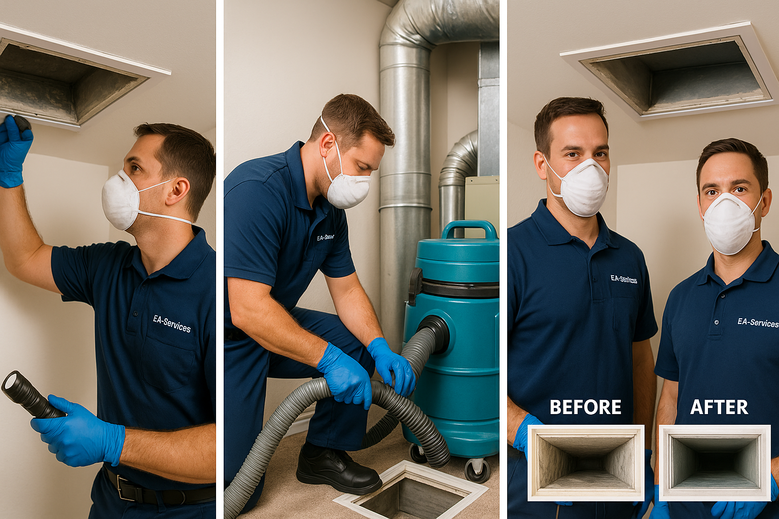 Professional air duct cleaning process in North Gateway Phoenix